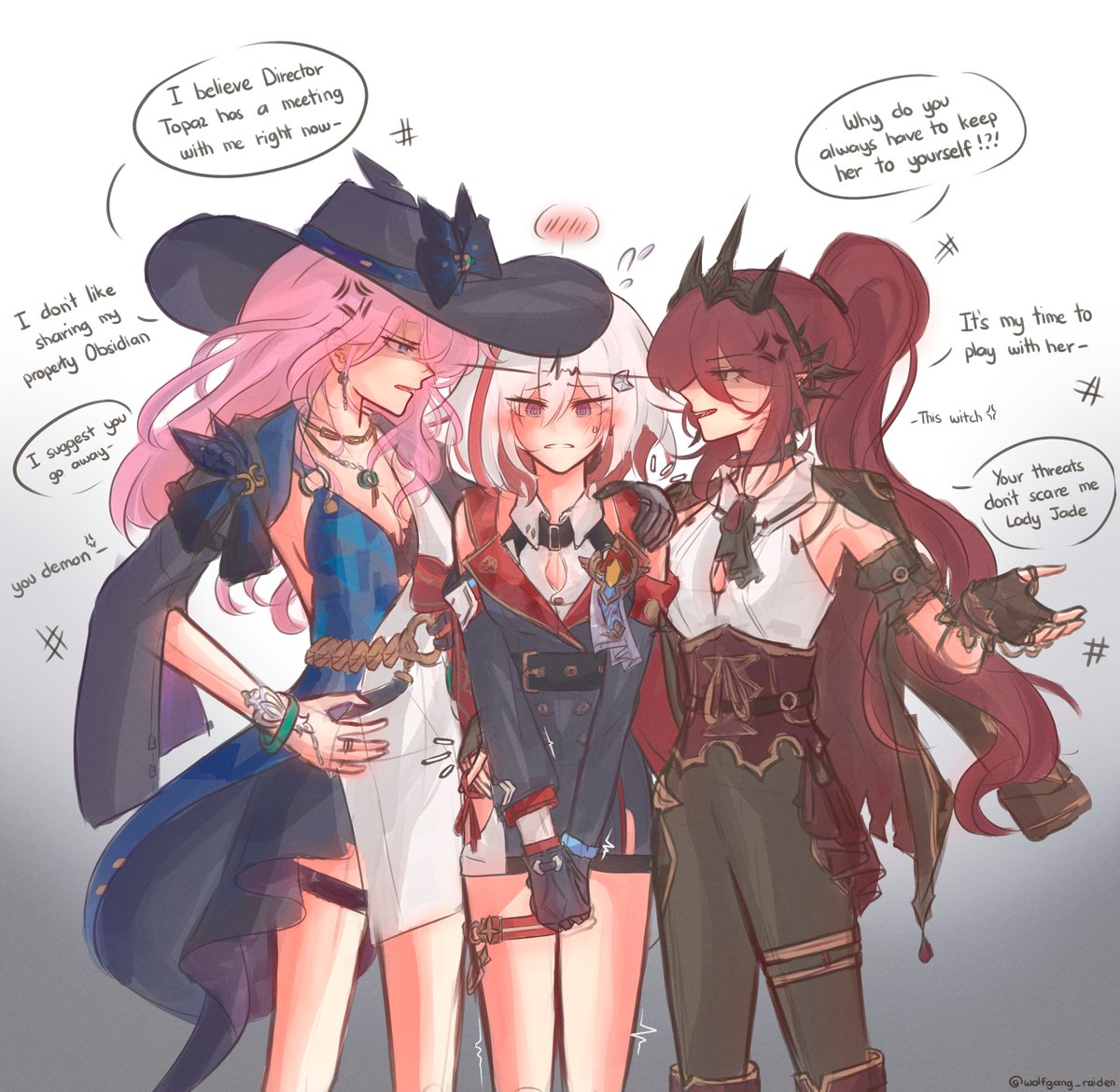 wolfgang_raiden's tweet photo. I've been seeing some topasidian in ao3 lately so i drew this-

#topajade #topasidian https://t.co/kUVUord3sx