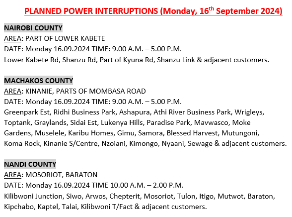 Kenya Power tweet media