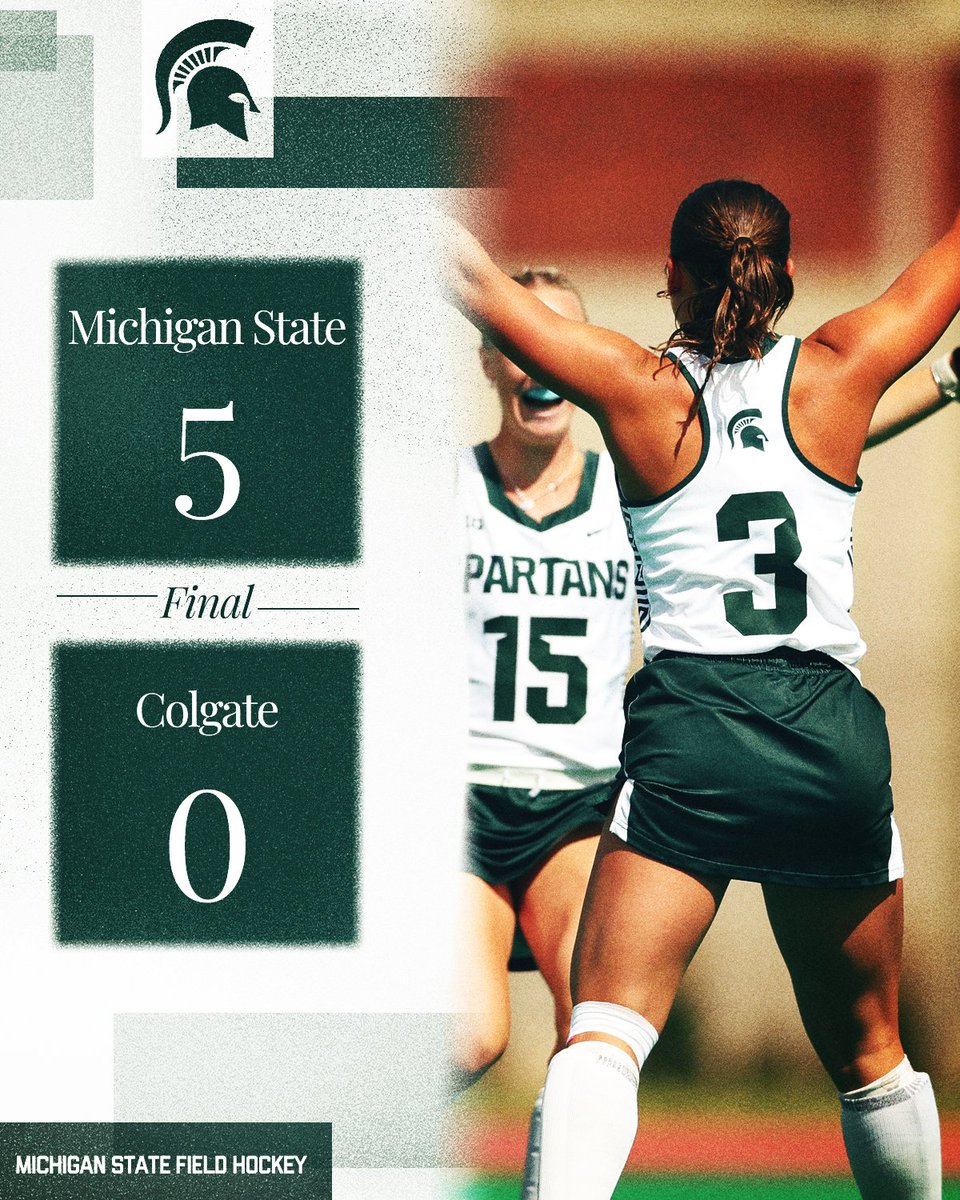 A pair of goals by Bianca Pizano and a shutout for Lyra Gavino led MSU to a 5-0 victory over visiting Colgate on Sunday.  #GoGreen