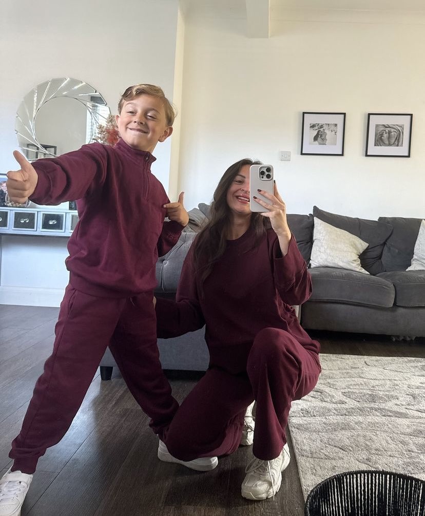 ameliaroca700's tweet photo. How many more years do we think I have left of making him match me? 🍇☺️ https://t.co/MDfFsstO07