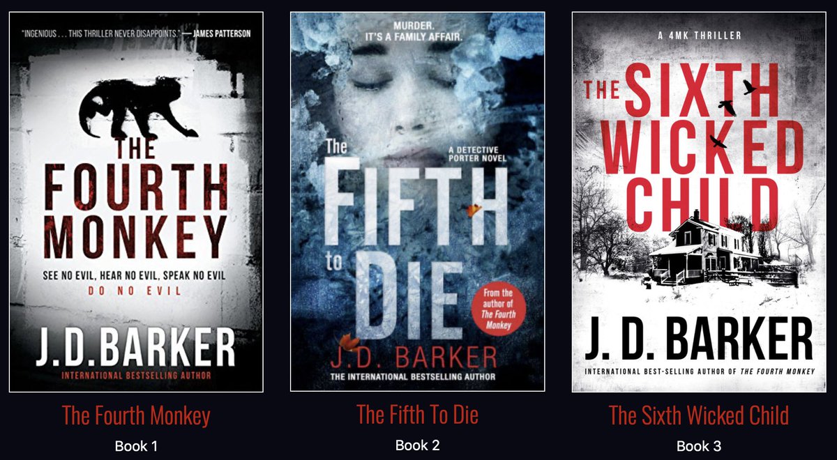 CBAndBooks's tweet photo. 👋🏻😊 It's been a busy summer😅
I've recently finished the trilogy of The Fourth Monkey and 😱 
I hadn't enjoyed a thriller this much in a long time! https://t.co/rmDqw4BkZ4