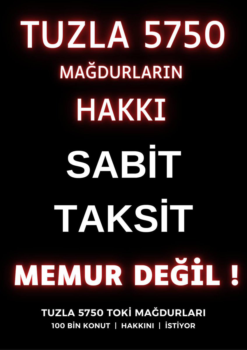 SibeellkmcSibel's tweet photo. @murat_kurum Biz memur değiliz düzenleme bekliyoruz sabit taksit %1kdv evimizin teslimi insaat orani %13 olanlar var 5 yıl oldu el insaf @murat_kurum @Ayhan19Karaca @mlsungur @Akparti @ZeybekciNihat @Toki_Kurumsal @akpartiistanbul 
@osmannnurika 

#tuzla5750magdurları https://t.co/9j6RQyrPzG
