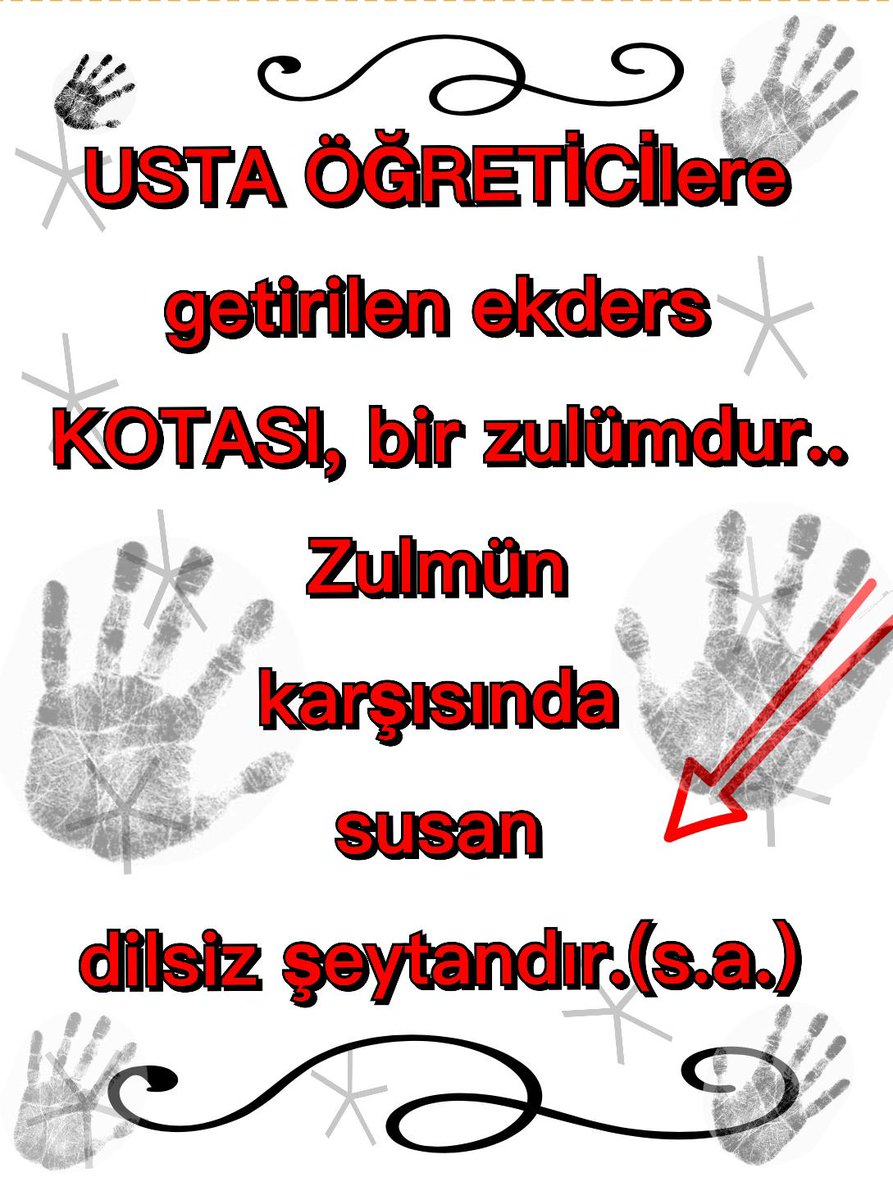 KOTAYA HAYIRRR....

<a href="/RTErdogan/">Recep Tayyip Erdoğan</a> 
<a href="/dbdevletbahceli/">Devlet Bahçeli</a> 
<a href="/TBMMresmi/">TBMM</a> 
<a href="/_aliyalcin_/">Ali YALÇIN</a>

#ustaöğreticiyeKİMLİKşart
#SonDakika