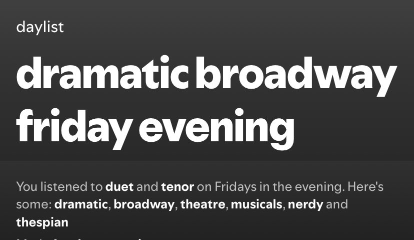 DreambiteCo's tweet image. so cool when Spotify just gets it