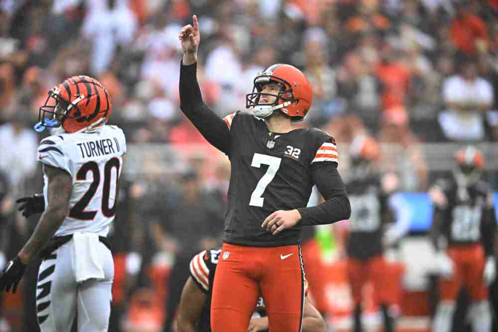 Dustin Hopkins is 10/10 from 50+ in his Cleveland Browns career. 🔥