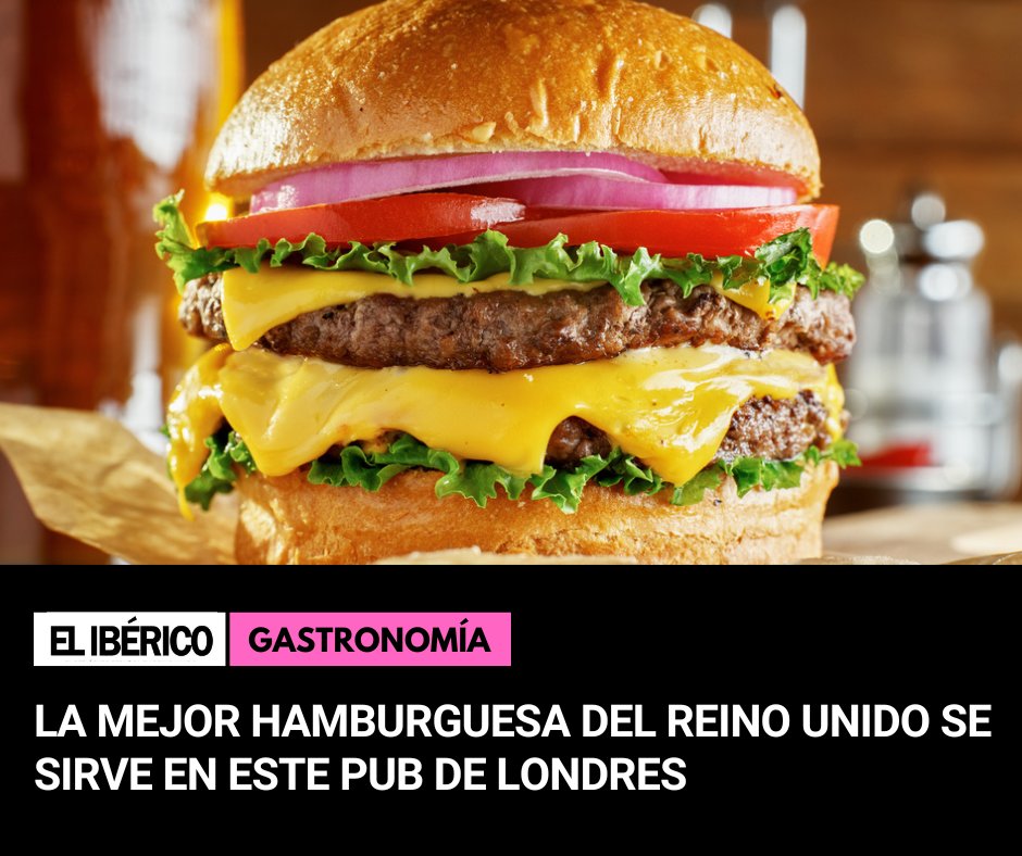 La hamburguesa que ha conquistado a los jueces se sirve en un pub de Peckham y solo cuesta 11 libras 🍔
👉 i.mtr.cool/hpwvzdppou