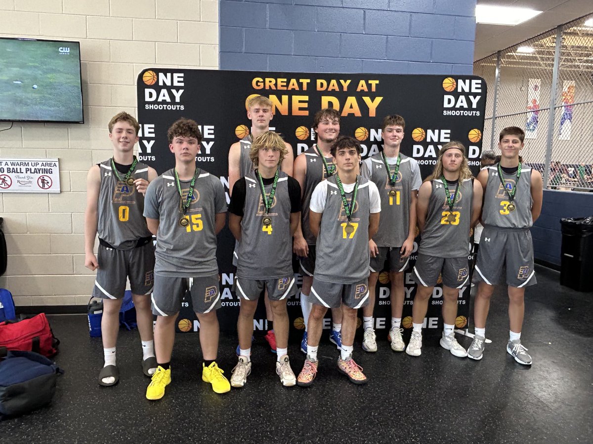 🏆Congrats to Players Advantage Basketball, HS Boys Red Champion at today's One Day Fall Tip-off. 

🍁One Day FALL LEAGUE starts Sept 22 in Romeoville (6 Sundays).
onedayshootouts.com/events?tags%5B…