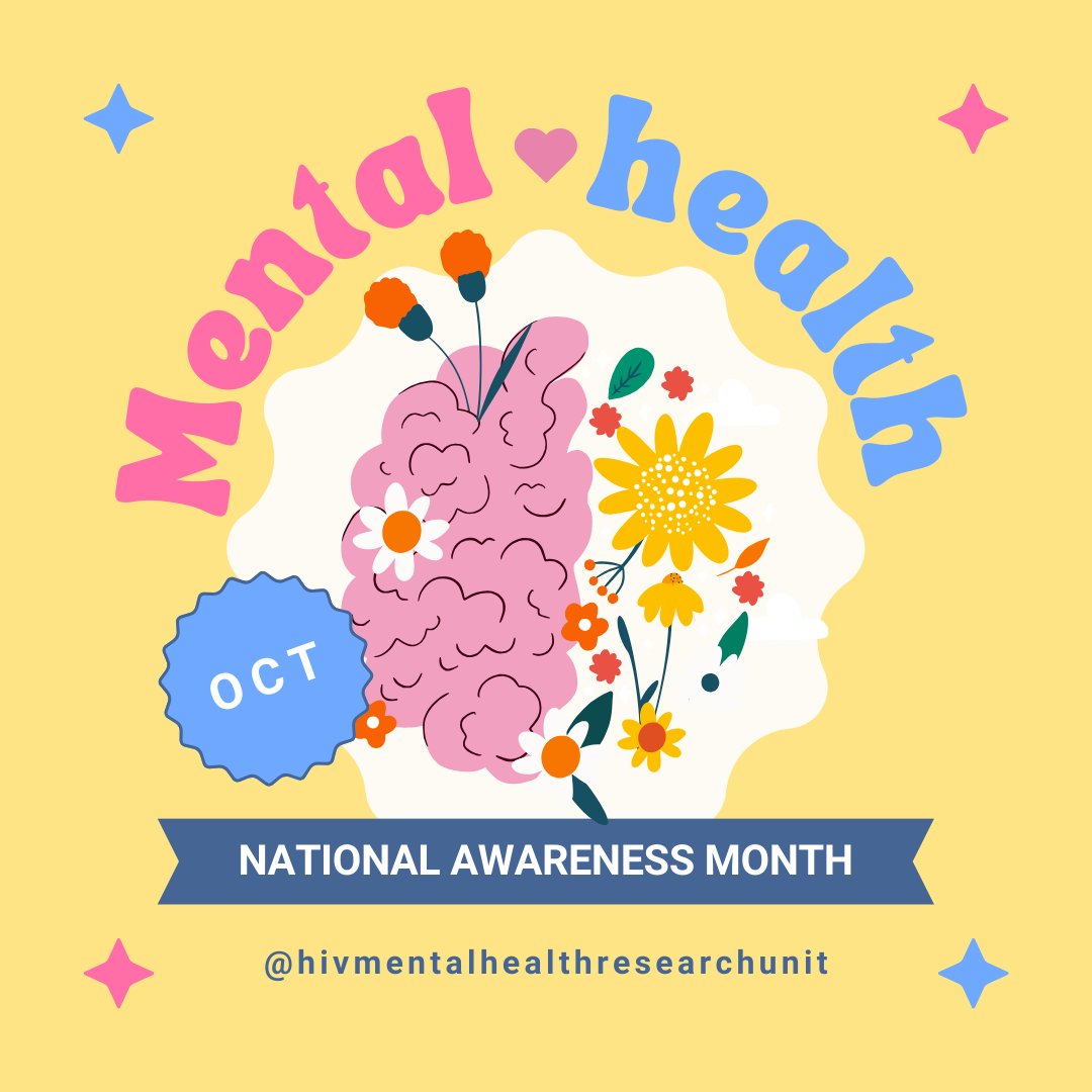 October is National Mental Health Awareness Month in South Africa! 💛🇿🇦  This month, take a moment to check in with yourself and those around you. Let’s support one another and work together to create a healthier, more compassionate future in which mental health is prioritised.🥰