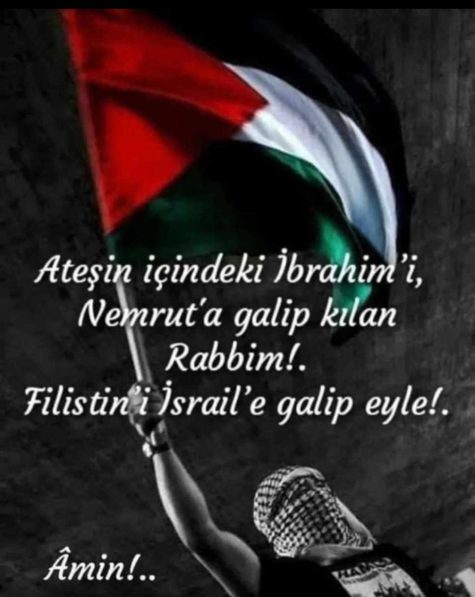 Eğer zalim ısrarla zulme devam ediyorsa bil ki sonu yakındır. Eğer mazlum da ısrarla direniyorsa bil ki zafer yakındır. Hz. Ali (r.a)

ÖZGÜR FİLISTİN 🇯🇴🇹🇷

#GazzeBizdenAcilYardımBekliyor

Bahçeli Eyüp Sabri Tuncer #patlama Oba Makarna Tel Aviv Trabzonspor - Beşiktaş #KASvFB