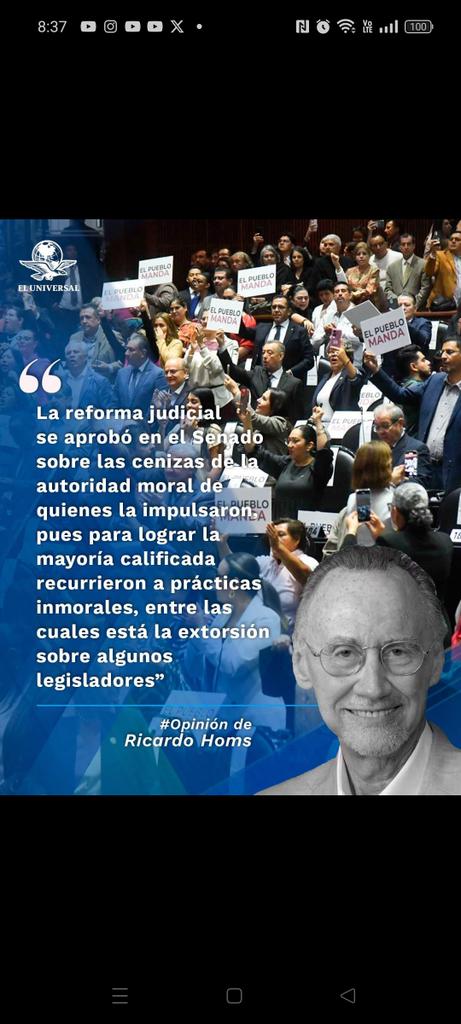 VIOLANDO TODAS LAS DISPOSICIONES Y PROCEDIMIENTOS, PARA HACER CAMBIOS EN LA CONSTITUCIÓN..
