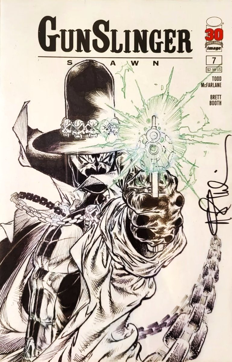 Gunslinger Spawn sketch (2023). Art by Angel Medina
#Spawn