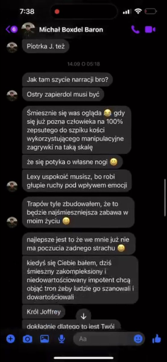 IgiOld's tweet photo. #wardega otrzymuje takie wiadomości od boxdel 
#boxdel #wataha #famemma #Powodź #pandoragate2 #powodź2024 https://t.co/T265hy6IJe