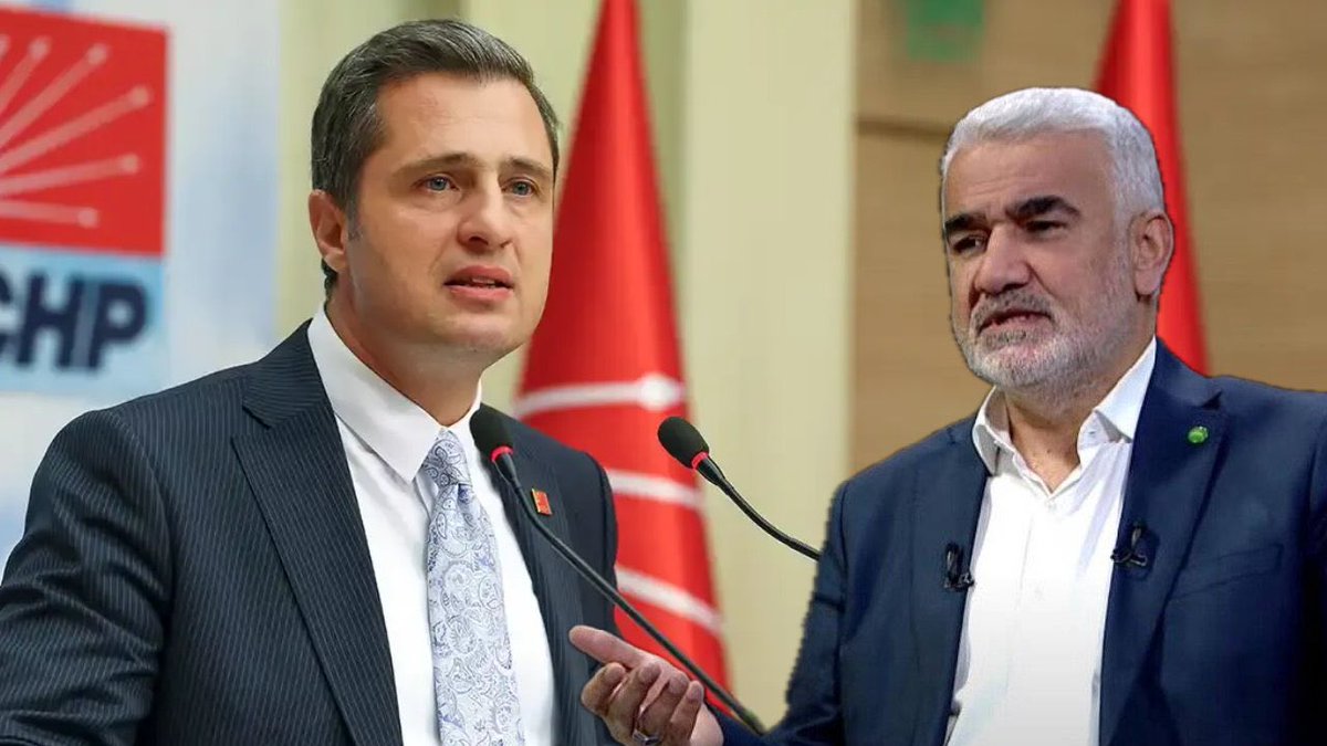 trxhaber's tweet photo. CHP Sözcüsü Deniz Yücel:

Gerizekalıya anlatır gibi anlatalım. 

Taliban kafalı, gerici 3-5 yobaz istedi diye ne Atatürk'ten ne demokrasiden ne cumhuriyetten ne de laiklikten vazgeçmeyiz.

Hizbullah artığı bir kaç zibidiye de pabuç bırakmayız. https://t.co/1ZXLAheeSi