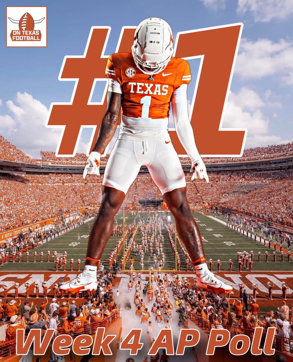 #Texas is ranked as the #1 team in the country!! 🤘