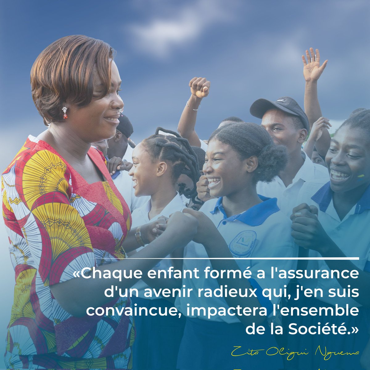 Zita Oligui Nguema tweet media