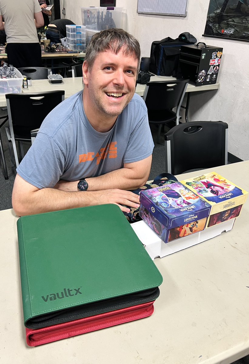 Anthony’s kids didn’t latch onto Lorcana, and that’s okay! 

He cashed out with us and a BIG collection is about to hit the store 💵