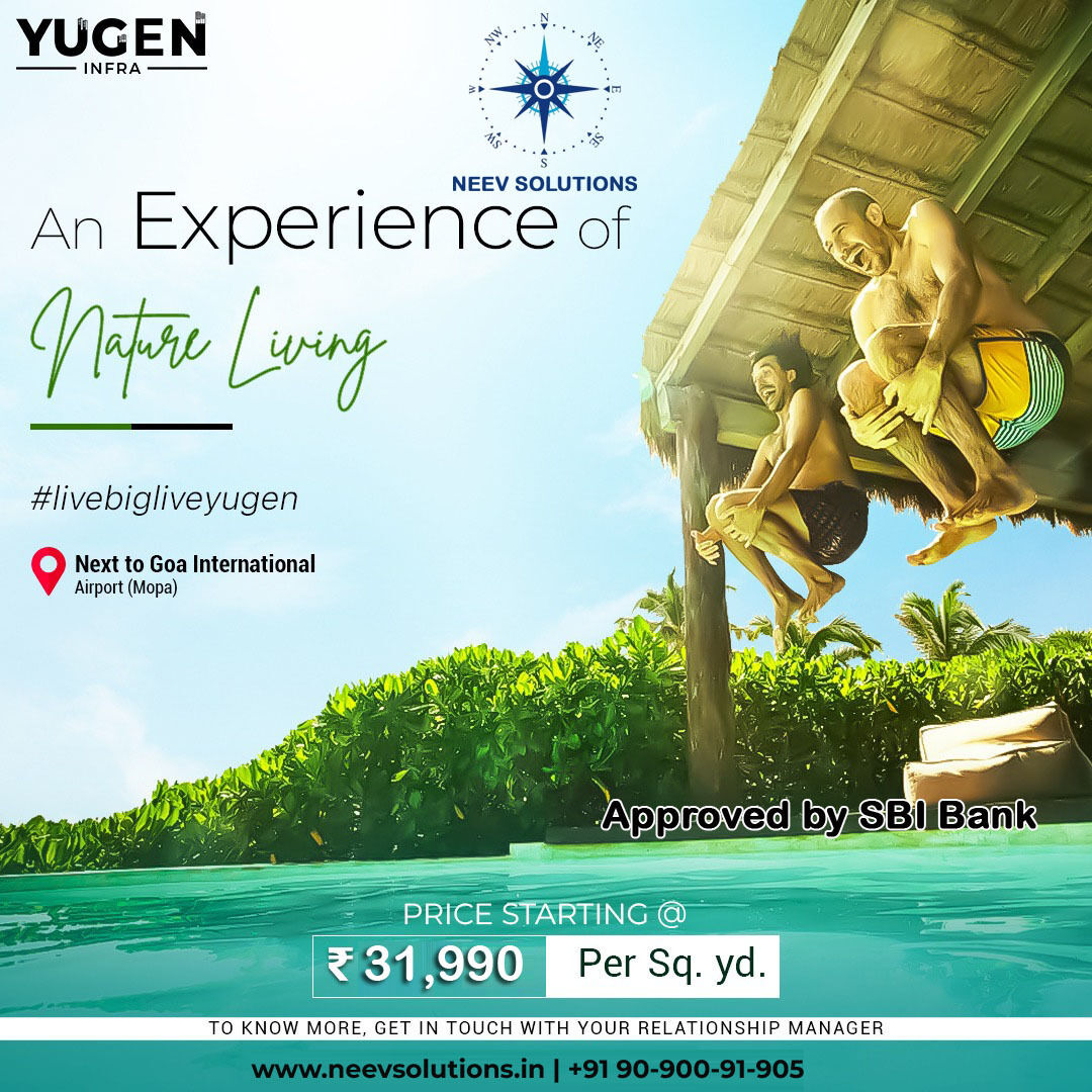NeevSolutions1's tweet image. Pre-Launch Plot &amp;amp; Villas  Next to Goa International AirPort ( MOPA)

  Most Prestigious Lifestyle Developers  of the Century- YUGEN INFRA PVT LTD  is coming up with the largest state of art world class township in the most scenic holiday destination GOA.

#neeevsolutions #goaplot