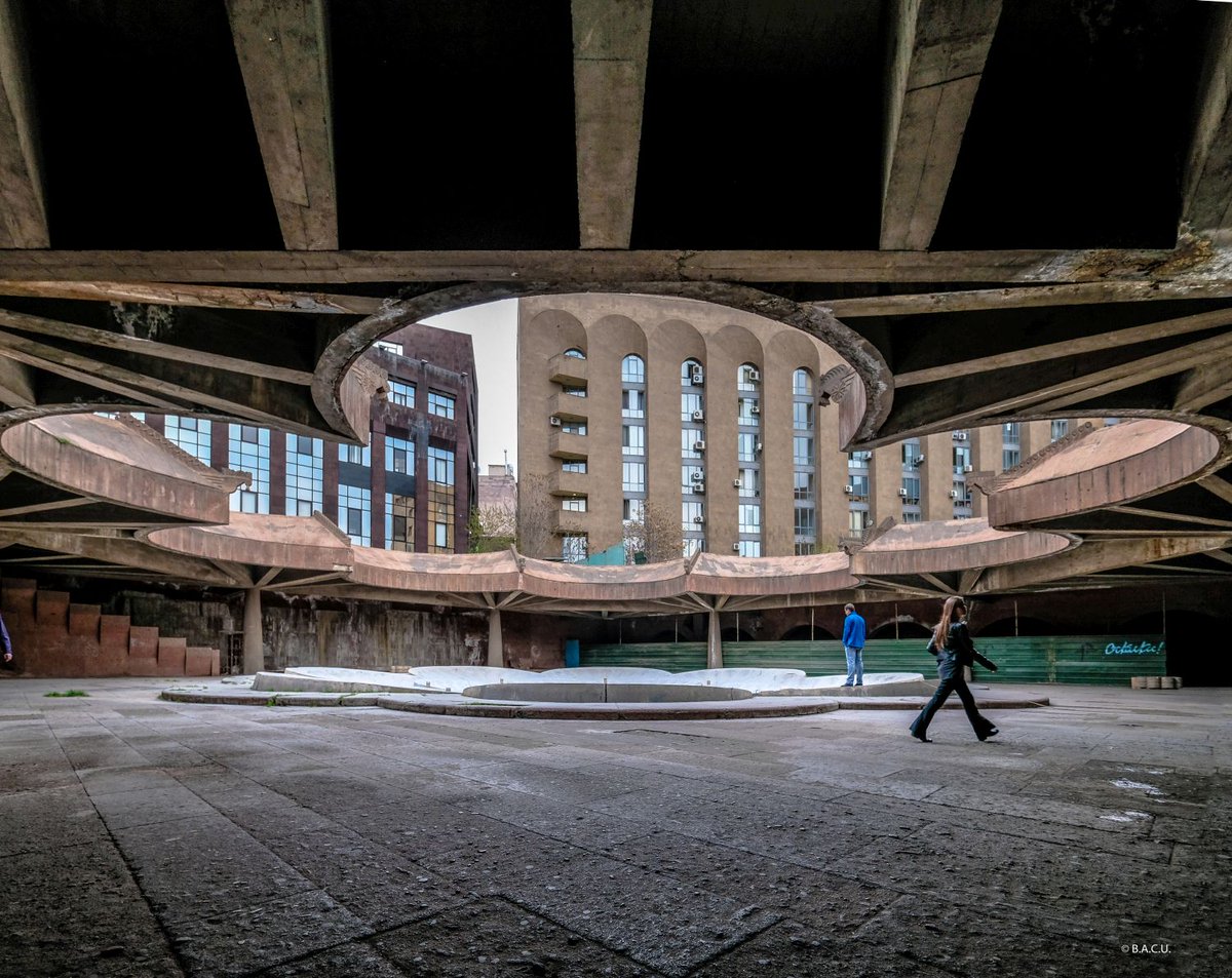 Lenin Square Metro Station (Republic Square Metro Station)Yerevan, Armenia, 1981
Architect: Jim Torosyan, Mkrtich Minasyan
&amp;
Administrative building , 1972
Architects T. Gevorkyan, V. Gusyan
(c) BACU/ Photo by Dumitru RUSU #BRUTgroup #SOCIALISTMODERNISM #SOCMOD #SocModernism
