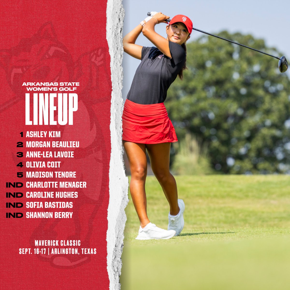 A-State Women's Golf tweet media