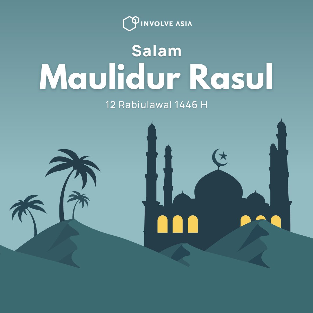 Salam Maulidur Rasul 1446H! 🌙

As we celebrate the life and teachings of Prophet Muhammad, it’s a time for reflection, compassion, and unity. His message of kindness, humility, and community inspires us all. 

May this special day bring peace to everyone. 🙏

#InvolveAsia