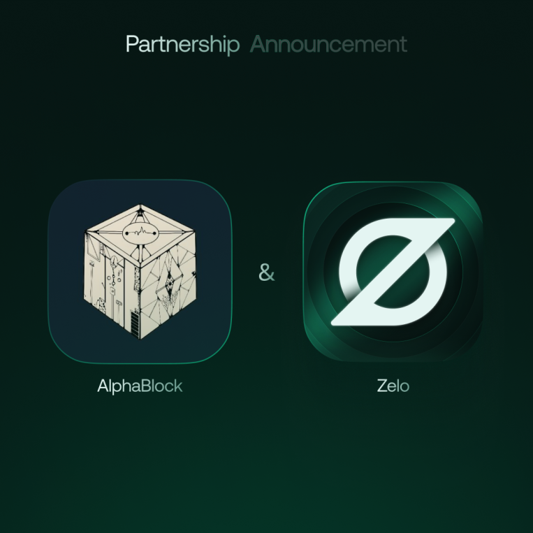 AlphaBlockTrade's tweet photo. We're excited to announce that we've partnered up with @BlocksmithLabs! 

We will be depositing a portion of our $SOL treasury on @ZeloFinance. 

AlphaBlock 🤝 Blocksmith Labs https://t.co/XR0hRmm0VQ