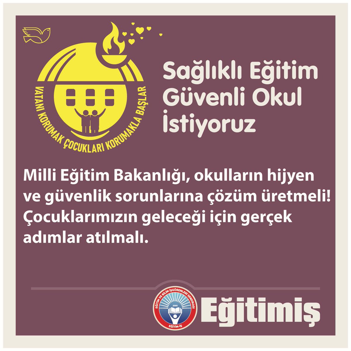 NurcanKorkmaz's tweet photo. Milli Eğitim Bakanlığı, okulların hijyen ve güvenlik sorunlarına çözüm üretmeli! Çocuklarımızın geleceği için gerçek adımlar atılmalı. #SağlıklıEğitimGüvenliOkul https://t.co/Ca6pAP1V8v