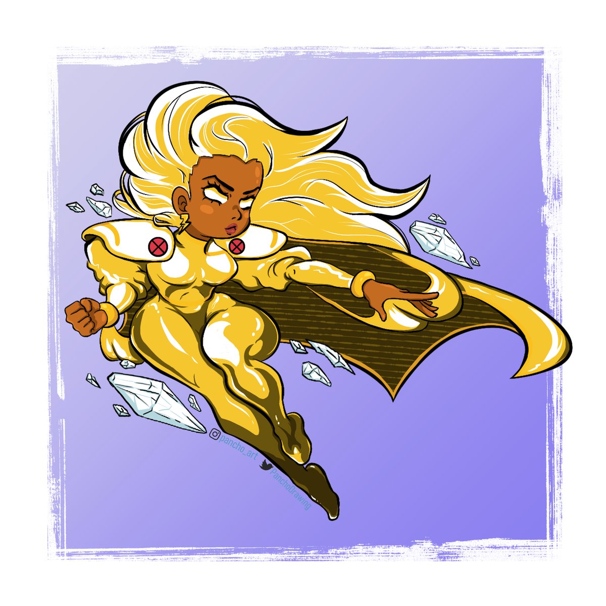PanchoDrawing's tweet image. MvC2 Storm  sticker design
#MVC2isfree #capcom #xmen #digitalart