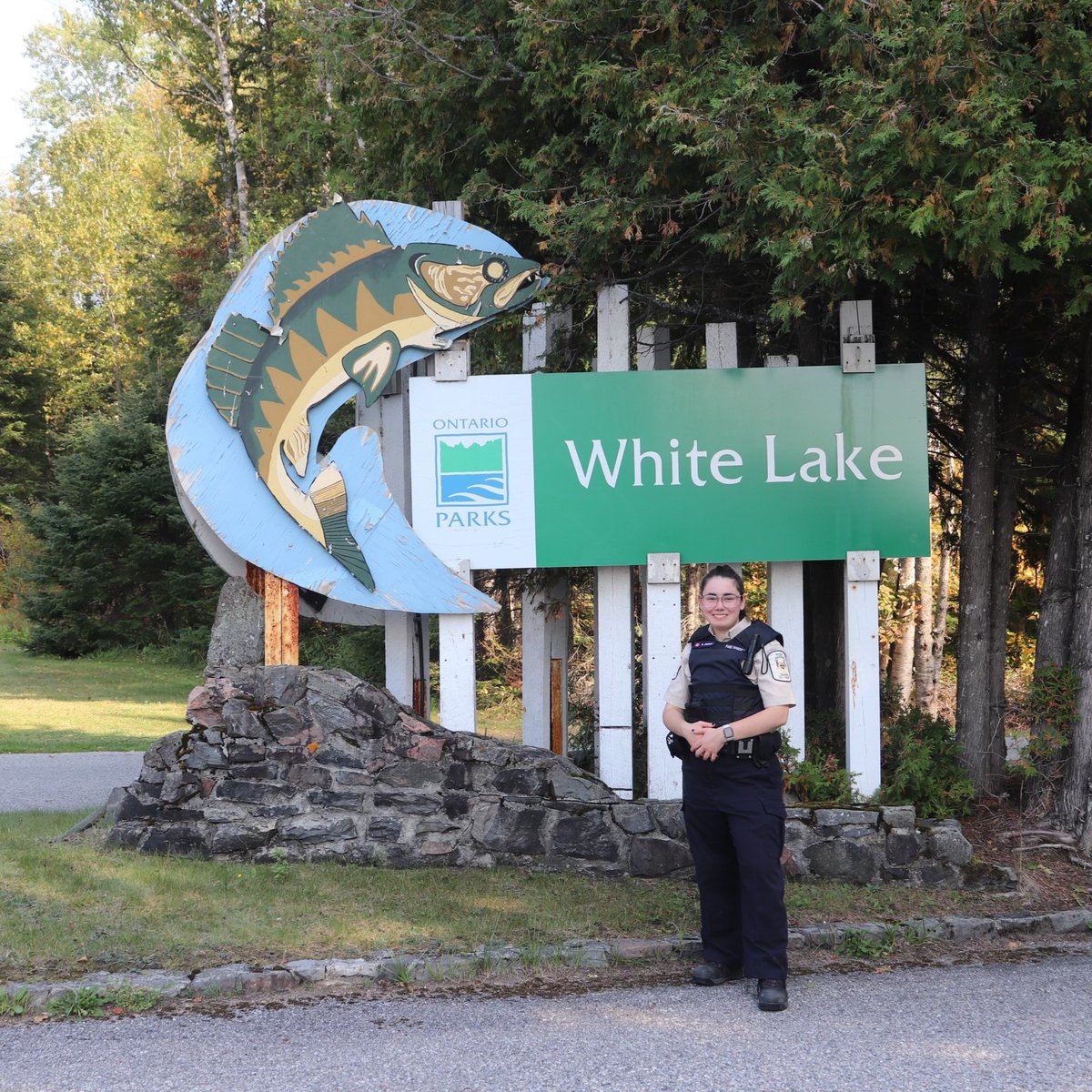 🌟 Happy #StaffSunday  
Say Bonjour to Adele, one of our amazing Park Wardens! ❤️ 

It’s her first year with us, and she’s already making a big impact. Adele is bilingual (French is her first language), and she loves running, swimming, and figure skating in her spare time!🏞️