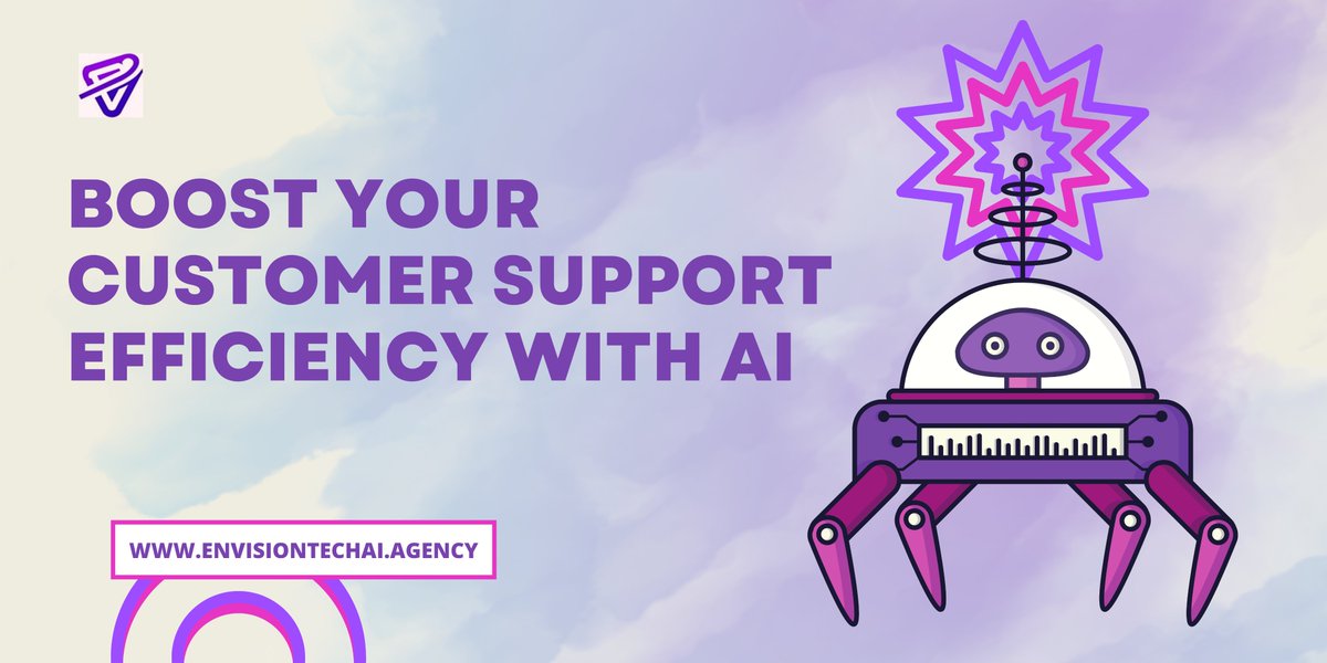 EnvisionTechAI's tweet image. 🚀 Boost support efficiency with AI! 📈 Save time, cut costs, and enhance customer experiences. Here’s how:

🤖 Auto-tagging &amp;amp; assignment
🌐 AI translations
📑 Enhanced writing tools
🤝 Auto summaries
💬 24/7 chatbots
📝 AI-generated drafts

Ready to transform support? 🚀 
#AI