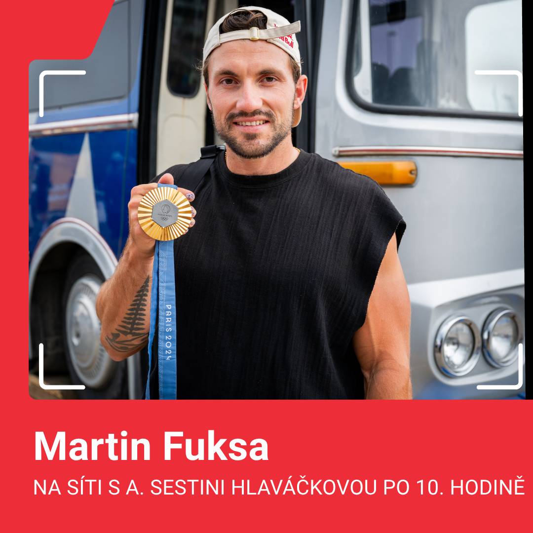 V pondělí v pořadu Na síti s <a href="/AndreaHlavackov/">Andrea Hlavackova</a> uslyšíte olympijského šampiona z Paříže <a href="/martinfuksa/">Martin Fuksa</a> 🤝 Nalaďte si nás v 10 hodin dopoledne a užijte si fajn rozhovor 🎧