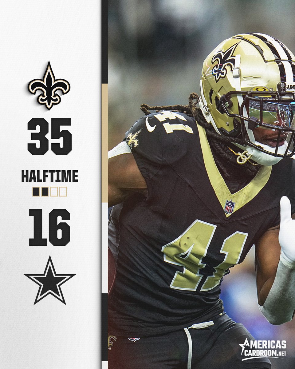 Saints's tweet image. One half down

#Saints | @net_acr