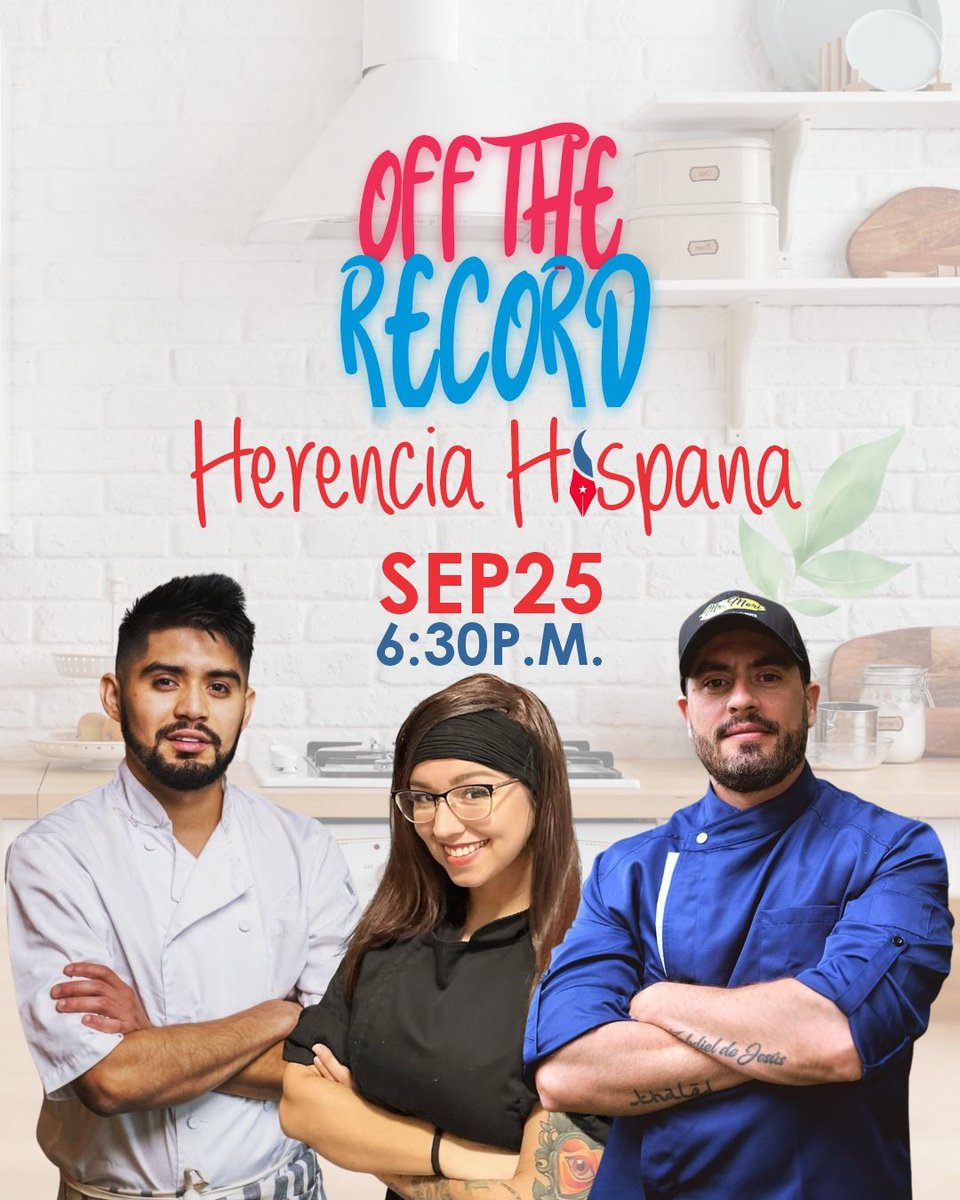 Registrarse en:  periodistasdelascarolinas.com
Panelistas: Chef Edwin Cruz, Chef Pastelera Mariana Ramos, Chef Carlo Mori.
25 de septiembre de 2024 Hora: 6:30pm
Lugar: 1901 Archdale Drive Charlotte, NC, 28210. Espacios de la Iglesia Saint Andrew's United Methodist