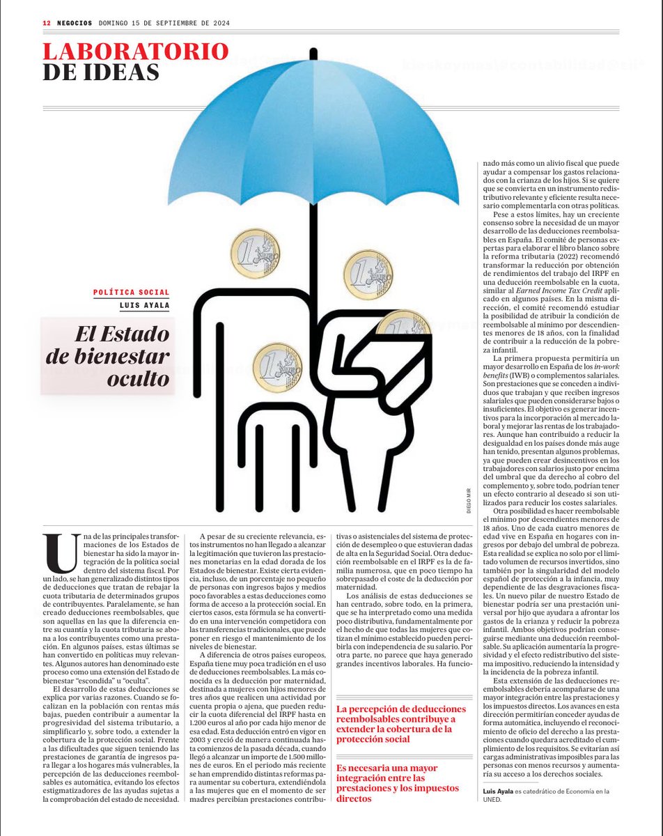 Sería bueno que se leyeran este artículo en el Gobierno Vasco, el Gobierno de Navarra y las diputaciones de Araba, Bizkaia y Gipuzkoa