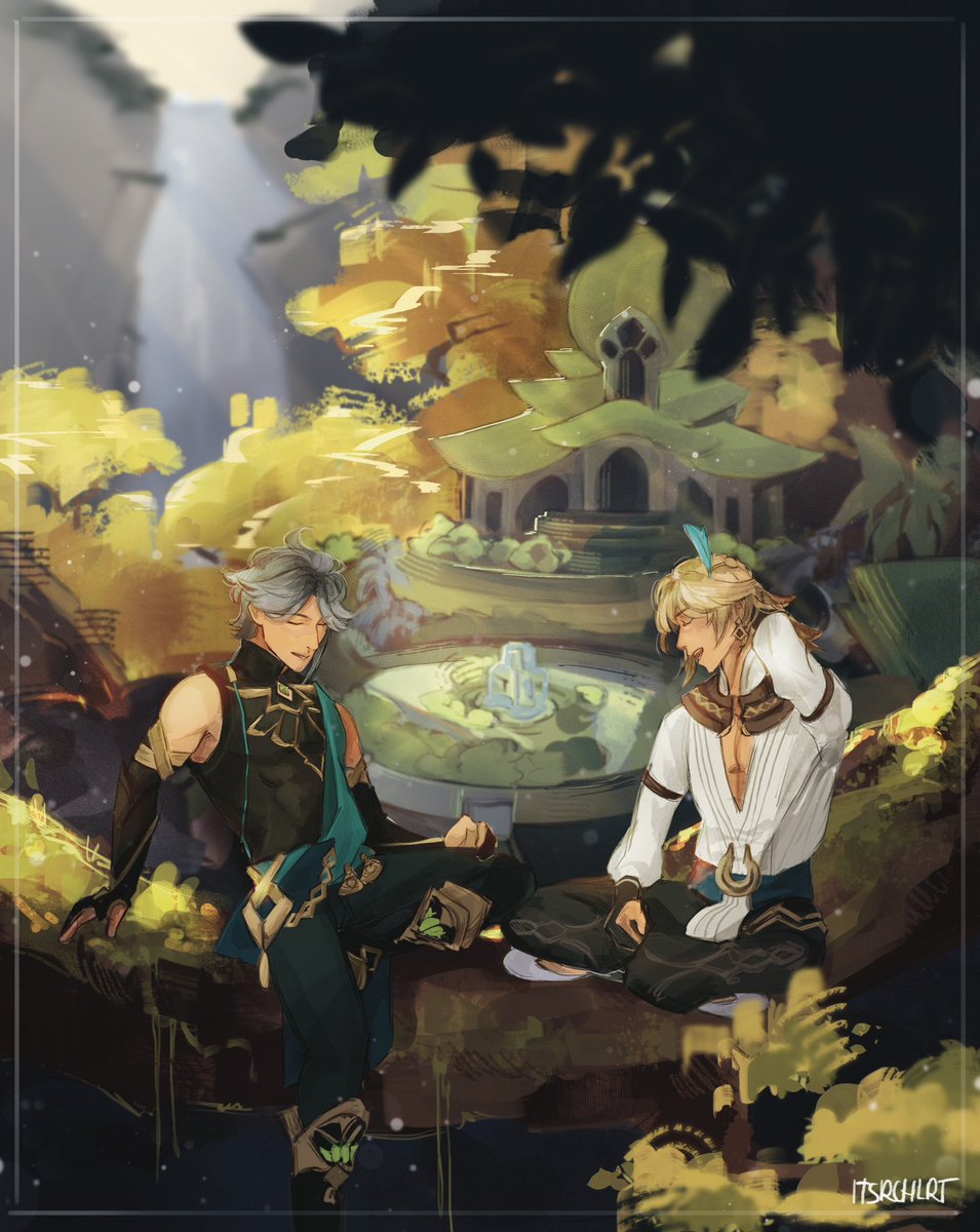 Evening chat🌱🏛

#haikaveh #Alhaitham #Kaveh