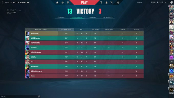 GG <a href="/NoxGamingEs/">NOX GAMING</a> buen partido. <a href="/eSportsNX5/">NX5 eSports</a>