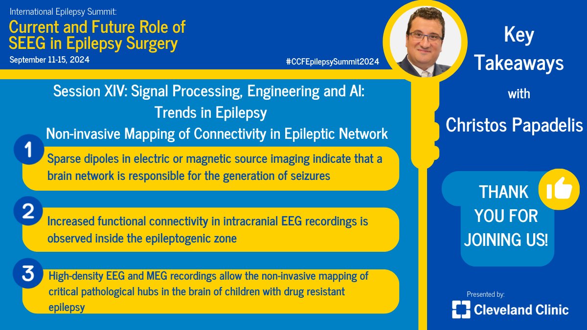 epilepsydoc's tweet photo. Key note highlights from Section XIV of the #CCFEpilepsySummit2024 meeting, focusing on #signal processing, #neuroengineering &amp; #AI in #Epilepsy and #EpilepsySurgery!! A beautiful session today!

@imadmnajm @balukrishnan
@karimjerbineuro @CleClinicNS https://t.co/QTfWNBSqE9