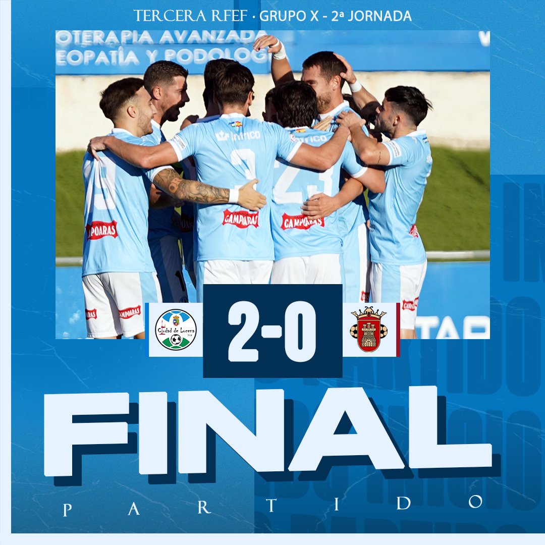 ⏰ 93' | 𝙇𝙪𝙘𝙚𝙣𝙖 2️⃣ - 0️⃣ 𝙀𝙨𝙥𝙚𝙡𝙚𝙣̃𝙤

🏁 ¡Final del partido! ➕3️⃣ ... 𝐒𝐞𝐠𝐮𝐢𝐦𝐨𝐬 𝐬𝐮𝐦𝐚𝐧𝐝𝐨... 𝐯𝐚𝐦𝐨𝐬 𝐋𝐔𝐂𝐄𝐍𝐀 😉