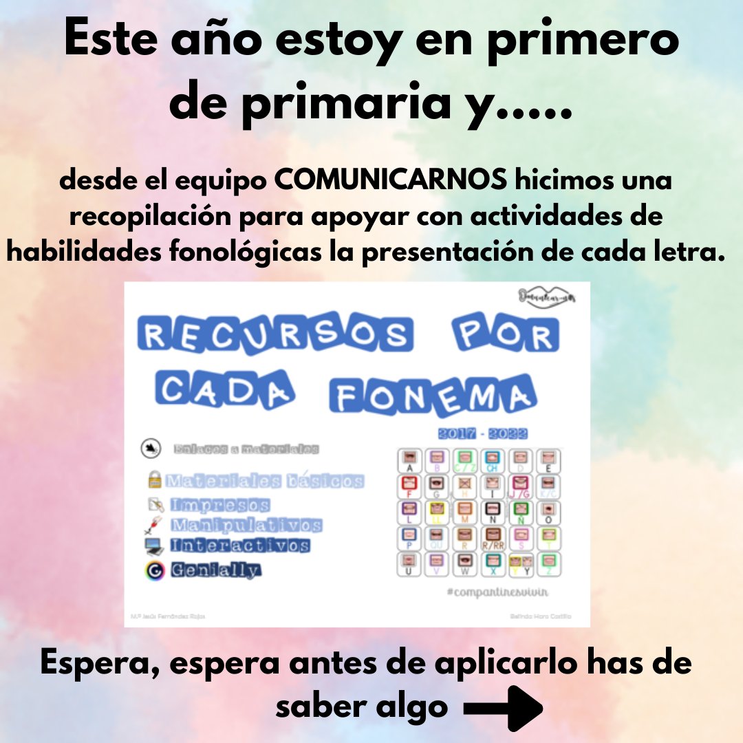 siembraestrell1's tweet photo. 🌟🌟Para el inicio del proceso lector vital: conciencia fonémica y principio alfabético🌟🌟 https://t.co/eyTJSfKVTX