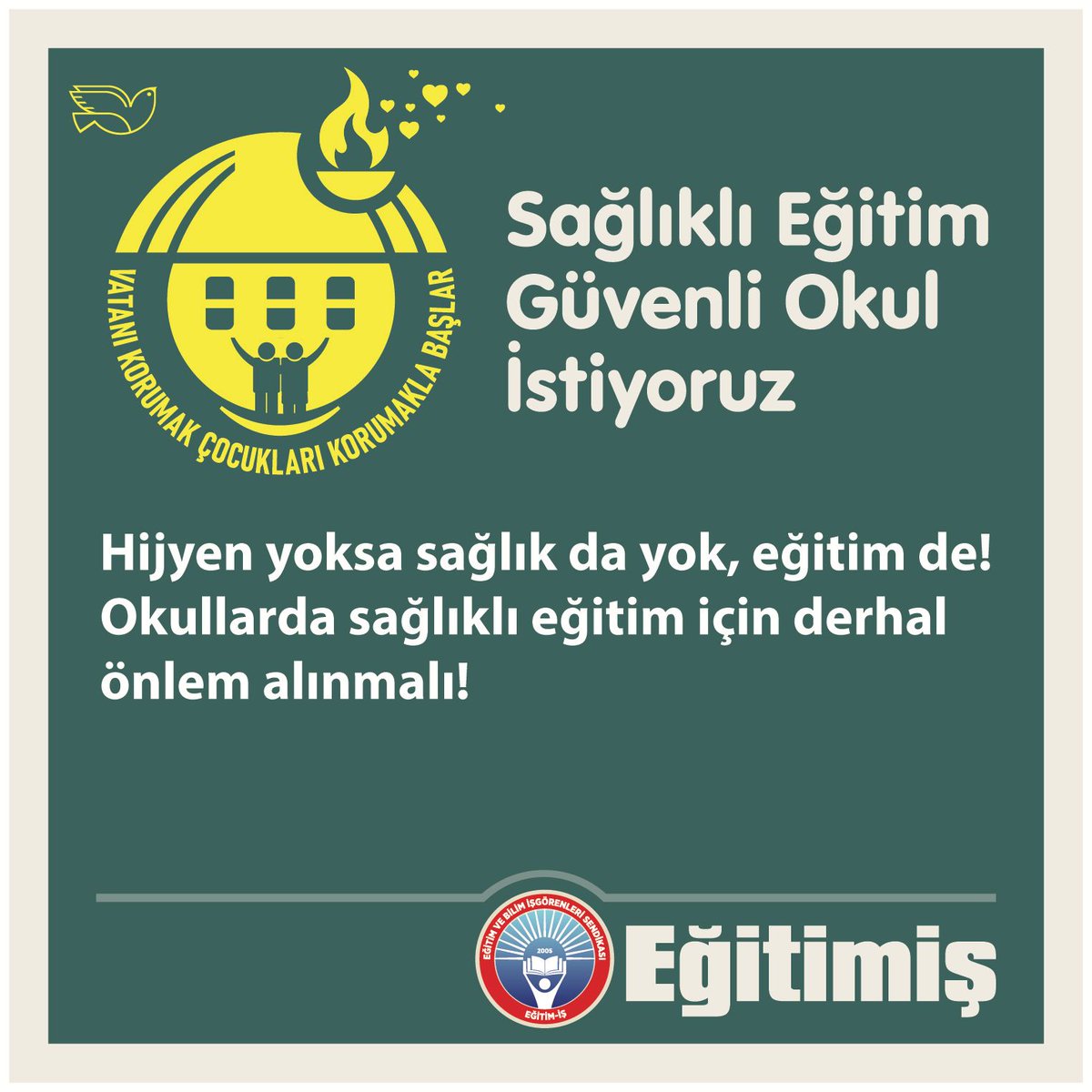 #SağlıklıEğitimGüvenliOkul