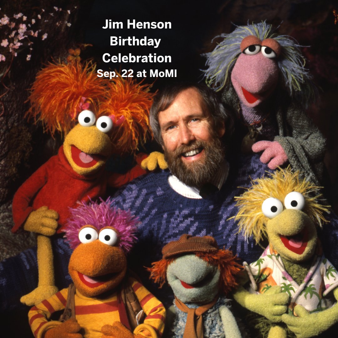 MovingImageNYC's tweet photo. We’ve got another big Sunday planned next week: join us Sep. 22 to commemorate Jim Henson’s birthday with live music, a puppetry workshop, a special program with @kgfalk &amp; @craighshemin + book signing, a collectibles “swamp meet,” and more! https://t.co/Y7r69oG7pT https://t.co/76ZN36m0sQ