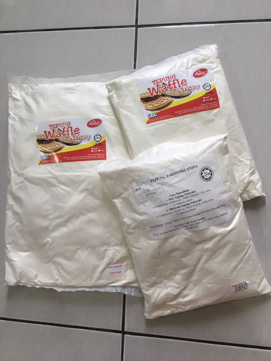 syopikini's tweet photo. Wahhh jumpa produk lokal rasa premium https://t.co/DnpgGxvzbl yg penting siap ada cop halal lagi tau! 

Memang sedap lagi2 tepung waffle n serbuk cheese dia 😍😍 nak tepung takoyaki pun ada, boleh buat sendiri je lepasni! https://t.co/zg2VSxENFa