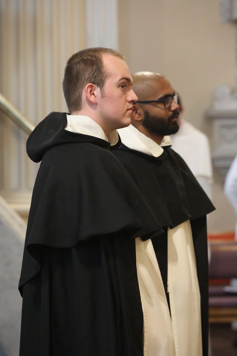 More joy today! Br Adrian and Br Eoin made simple profession in Cork this morning. They’re heading up to Dublin now to begin their formal studies, following their novitiate year of silence, brotherhood, and personal reading of the Word of God. Pray for them!