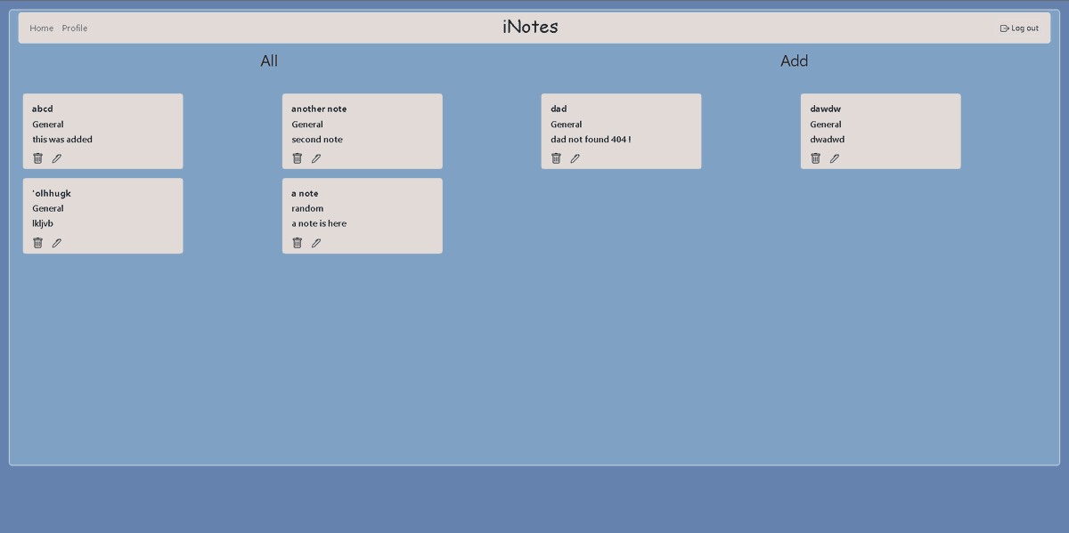 ktjexe's tweet photo. Built the #iNotes web app a while back with a pretty bad UI 😅. Planning to give it a major design overhaul soon. Stay tuned for the glow-up! 💻 
#WebDevelopment #UIUX #TechJourney #CodeLife

https://t.co/oRT5tw9JBV https://t.co/htJZo7Hksw