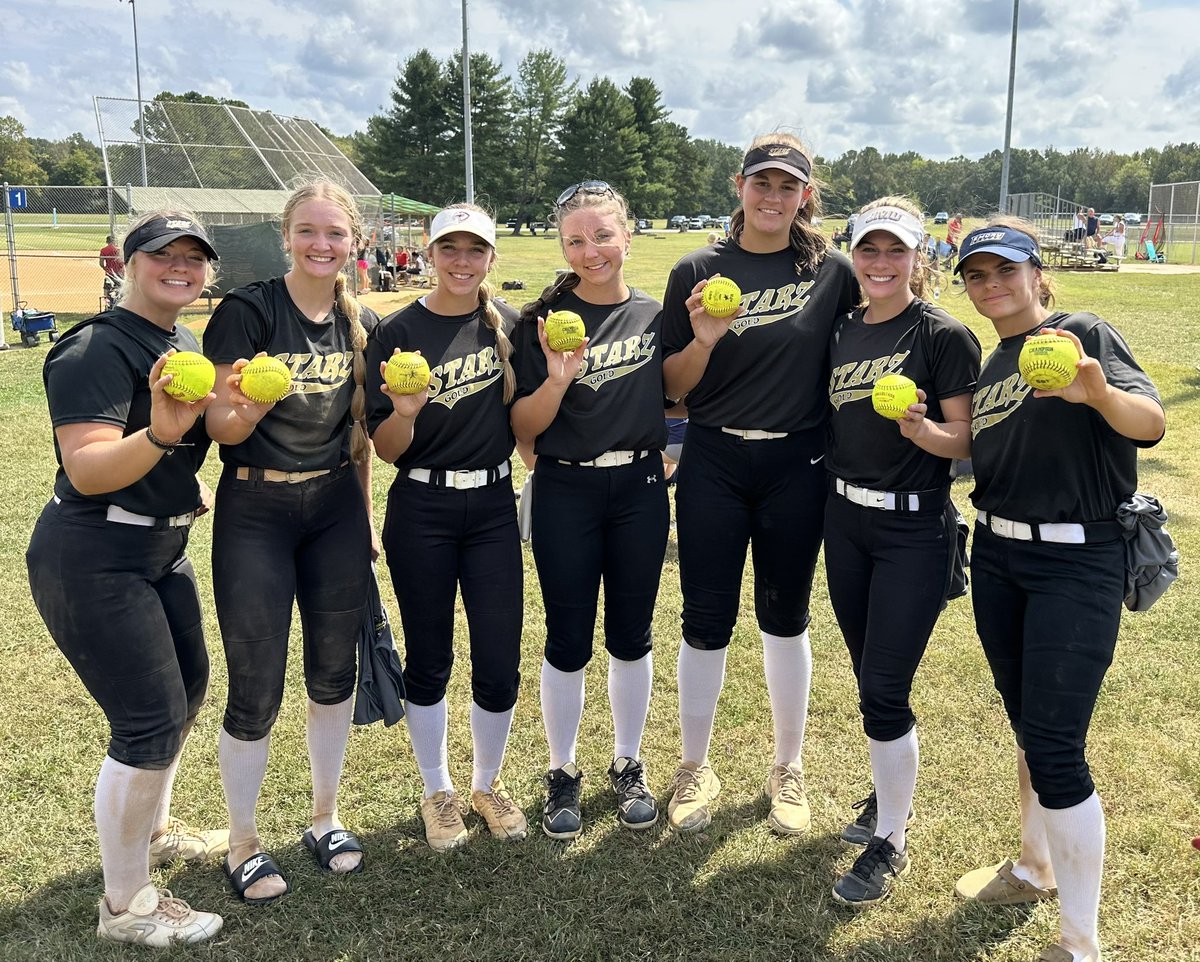 Starz Gold McGowan/Bigham 18u (@starzmcgowan) on Twitter photo Great weekend w/this amazing group! Pitchers/hitters/D-all 🔥! Undefeated & earned a birth to <a href="/thealliancefp/">The Alliance Fastpitch</a> Nat'ls next summer!⭐️⭐️Check out the size of our 💣squad! 💪
💣<a href="/Maddiediamond12/">Madeline Diamond</a>
💣<a href="/GrovesMalli/">Malli Groves 2025</a>
💣<a href="/avery_0013/">Avery Townsend</a>
💣<a href="/16_zoeyc/">Zoey Carpenter 2027</a>
💣<a href="/BighamNahla/">Nahla Bigham</a>
💣<a href="/ReaghanW13/">Reaghan Warner</a>
💣<a href="/2025Wittman/">Alejandra Wittman</a> Great weekend w/this amazing group! Pitchers/hitters/D-all 🔥! Undefeated & earned a birth to <a href="/thealliancefp/">The Alliance Fastpitch</a> Nat'ls next summer!⭐️⭐️Check out the size of our 💣squad! 💪
💣<a href="/Maddiediamond12/">Madeline Diamond</a>
💣<a href="/GrovesMalli/">Malli Groves 2025</a>
💣<a href="/avery_0013/">Avery Townsend</a>
💣<a href="/16_zoeyc/">Zoey Carpenter 2027</a>
💣<a href="/BighamNahla/">Nahla Bigham</a>
💣<a href="/ReaghanW13/">Reaghan Warner</a>
💣<a href="/2025Wittman/">Alejandra Wittman</a>