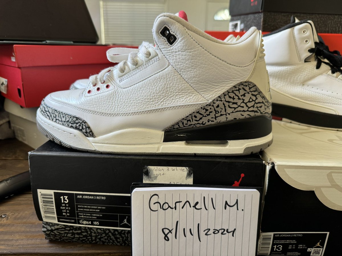 gmurphy83's tweet photo. @SellKicksSunday 2011 WC3 worn sz 13 $165 https://t.co/30t5INSX0A