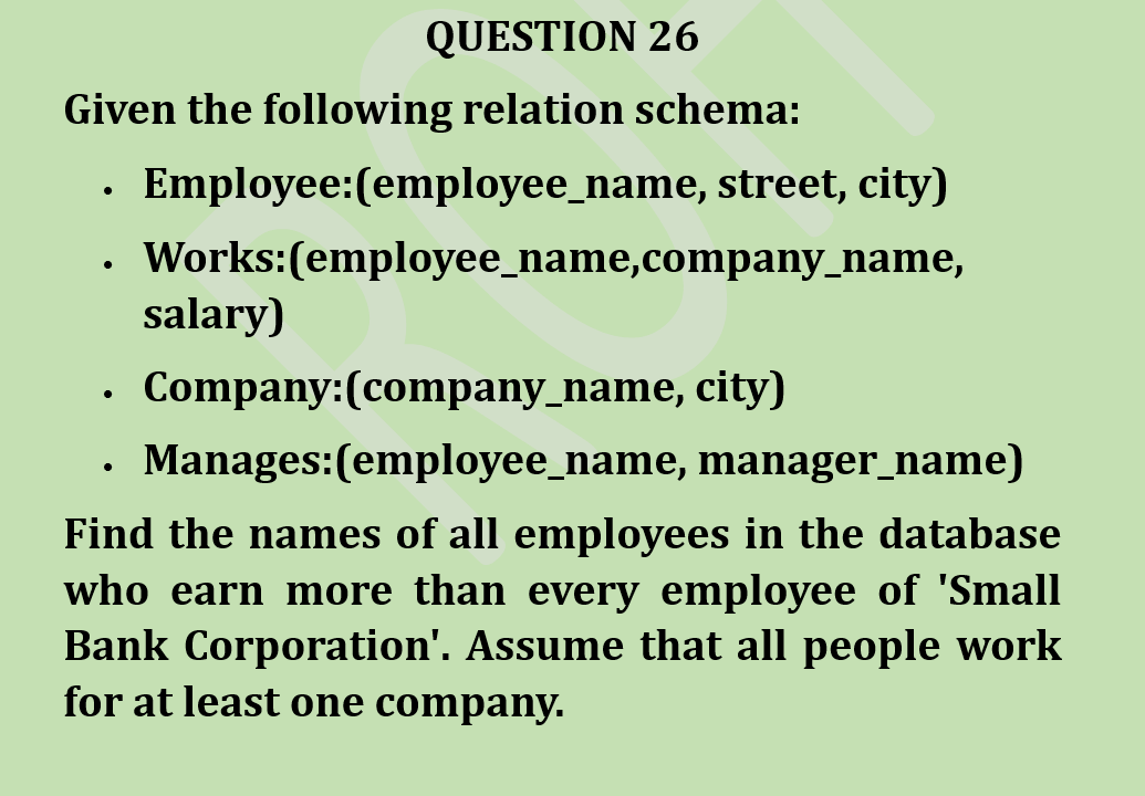 RebeccaOluwato3's tweet photo. MASTERSQL #Day26 #Question26 
#LearnwithRebecca #100daysofSQLexercises https://t.co/rX3x9z8B6K