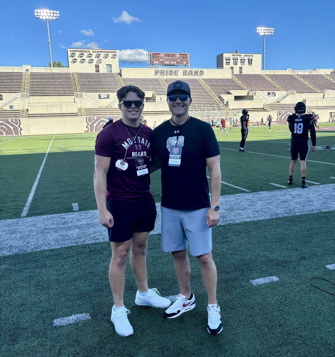 Had a Great time <a href="/MoStateFootball/">Missouri State Football</a> Game Day Visit last night. Thank you <a href="/Coach_Dennison/">Cort Dennison</a> for the invite. Congrats on the W!!

<a href="/Ry_Beard/">Ryan Beard</a> <a href="/OzarkTigersFB/">OzarkTigersFB</a> <a href="/JPRockMO/">JP Rock</a> <a href="/PrepRedzoneMO/">Prep Redzone Missouri</a> <a href="/6starfootballMO/">Six Star Football | MISSOURI</a>