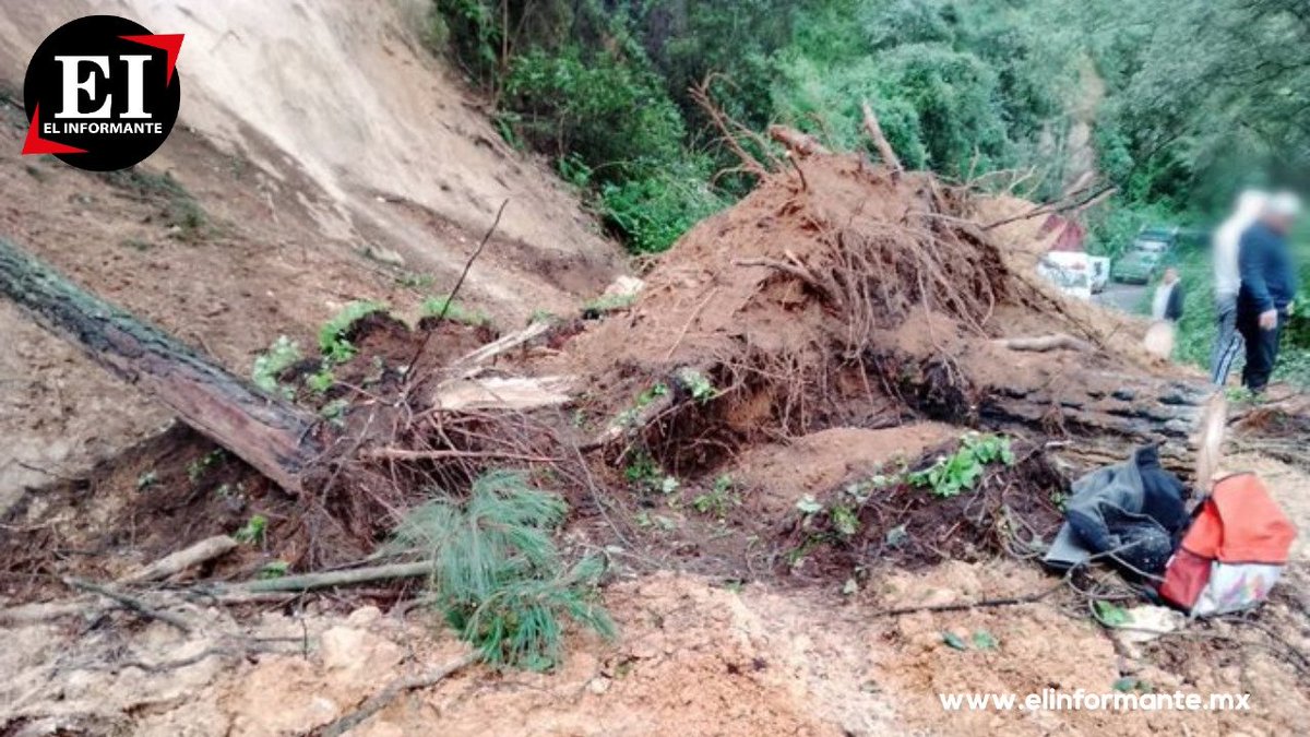 ElInformanteMX's tweet image. #TómeloEnCuenta
⛰⚠️ CIERRAN CARRETERA TOLUCA-TEMASCALTEPEC POR DESLAVE DE TALUD

La madrugada de este domingo se registró derrumbe de talud sobre la carretera #Toluca-#Temascaltepec

@GN_Carreteras reportó que se mantiene hasta nuevo aviso el cierre de circulación.