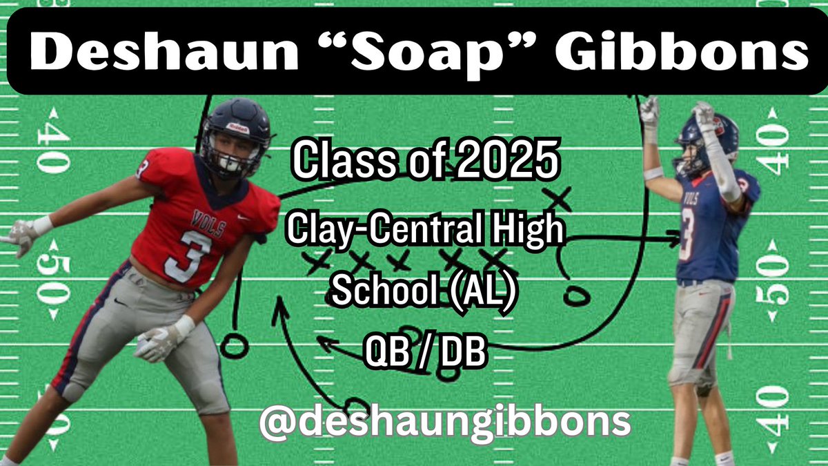 Attn Recruiters: Clay Central's <a href="/deshaungibbons/">DeShaun Gibbons</a> is a two-way player that is a WINNER!! Check out his highlights!!
hudl.com/video/3/161319…
<a href="/Coach_Mashack/">Kwesi Mashack M.Ed.</a> <a href="/ScoutNickP/">Coach Nick Pennisi</a> <a href="/mcmullen_justin/">Justin McMullen</a> <a href="/CoachLeno_UTM/">Lenon James Jr.</a> @LandonYount <a href="/RickyTurner19/">Ricky Turner</a> <a href="/CoachTreLamb9/">Tre Lamb</a> <a href="/CoachStoneO/">Stone O’Neal</a> <a href="/BrannonTidwell/">Brannon Tidwell</a>