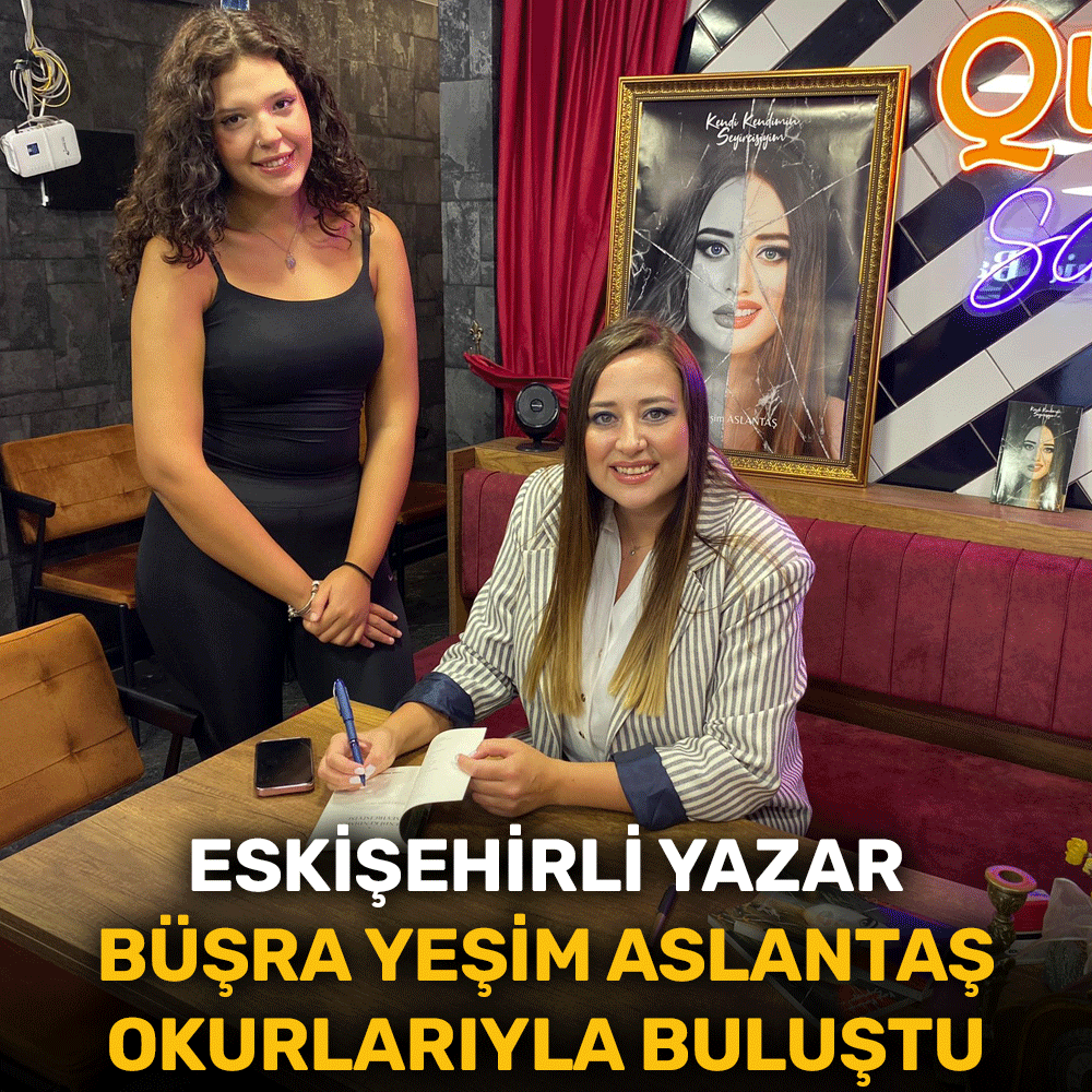 Eskişehirli yazar Büşra Yeşim Aslantaş okurlarıyla buluştu gzt26.com/eskisehirli-ya…